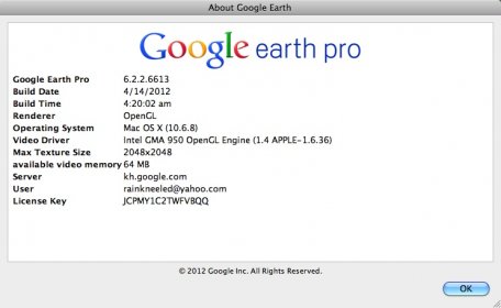 google earth pro app for mac